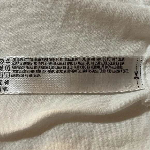 Forever 21 with purpose White Graphic T-Shirt with Inspirational Quote, size M - Picture 5 of 5